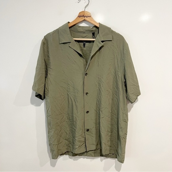 NWT Rag & Bone Avery Viscose Shirt Relaxed Fit Button Down - Picture 8 of 12